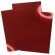 10 Folhas Papel Lamicote Laminado Vermelho 1 Face 250g A4