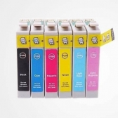 Kit 6 Cartucho Compatível com Epson T078 781 782 783 784 785 786 para R260 R380 Rx580