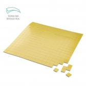 Fita Banana Adesiva Dupla Face Picotada - Mimo - 1cm x 1cm - 1156 Peças
