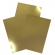 10 Folhas Papel Lamicote Laminado Dourado 1 Face 180g A4