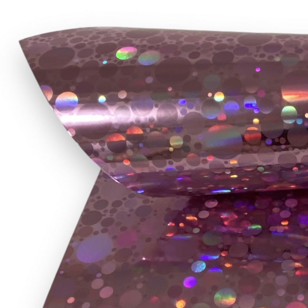 10 Folhas Papel Lamicote Laminado Bolinhas 1 Face 180g A4