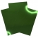 10 Folhas Papel Lamicote Laminado Verde 1 Face 250g A4