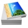 100 Folhas Papel Foto Glossy 120g A3 Á Prova Dagua - Branco
