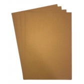 100 Papel  Kraft Adesivo 80g A4 Á Prova Dagua - Marrom