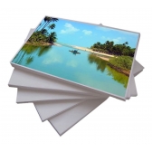 100 Papel Foto Matte Fosco Dupla Face 220g A4 Á Prova Dagua - Branco