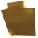 10 Folhas Papel Lamicote Laminado Ouro Velho 1 Face 180g A4